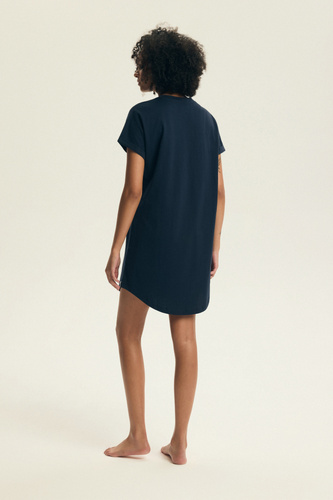 Damen-Nachthemd Dessie 43726 Henderson – 100% Baumwolle, Print