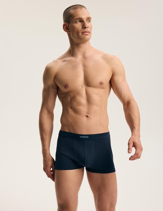Henderson 46100 Fur2 Herren Boxershorts 2er-Pack aus Baumwolle mit breitem Logo-Bund