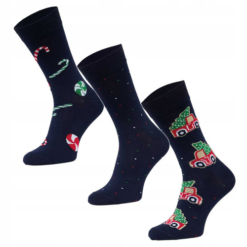 A63 Premium A'3 Cornette Socken – Marineblau (Auto)