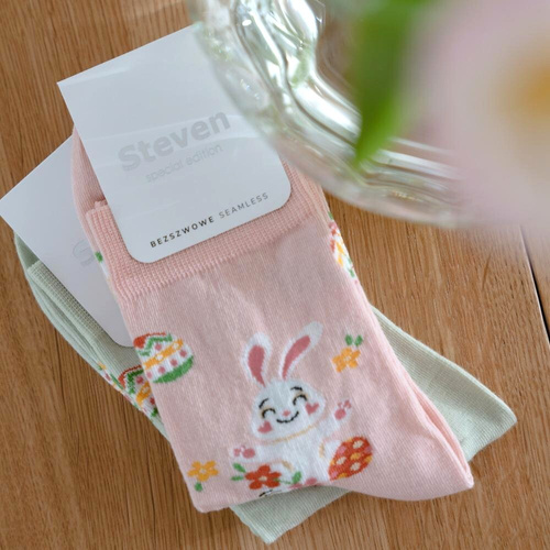 Art.136 Happy Ester Steven Damensocken – 132 rosa