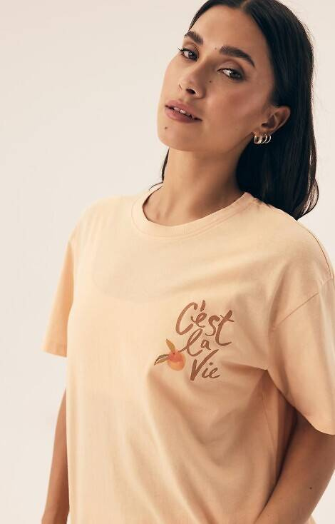 42684 Naranja Damen-Pyjama Henderson – Pfirsich