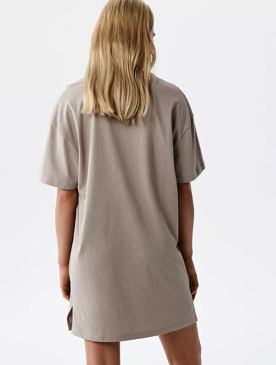 NLD-001 Damen Nachthemd 100% Baumwolle, lockerer Schnitt