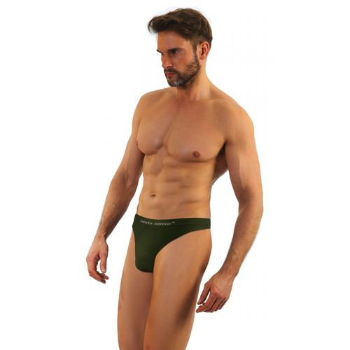 CL13 Nahtloser Herren-Tanga Sesto Senso Khakigrün