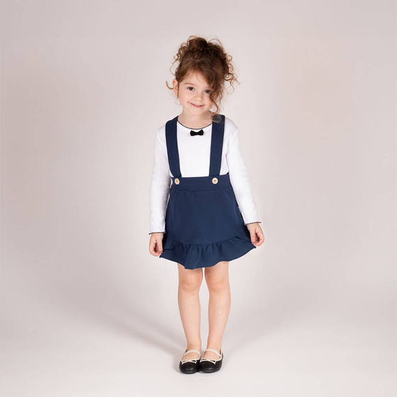 163568 Langarmbluse „Magic of Christmas“ Nicol – schwarze Schleife