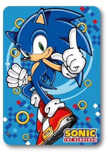 Sonic Faro Fleecedecke – blau, 170 g/m², weich und leicht