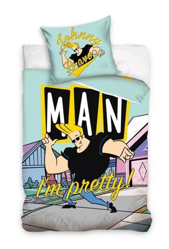 Johnny Bravo Carbotex-Baumwollbettwäsche