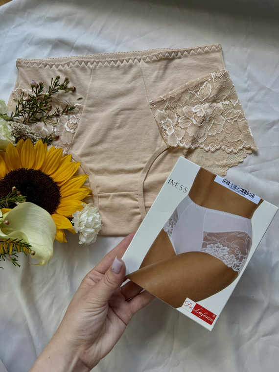 530 Iness Hochgeschlossener Slip De lafense - beige
