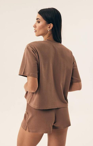 42780 Nilsa Damen-Pyjama Henderson – Kaffee