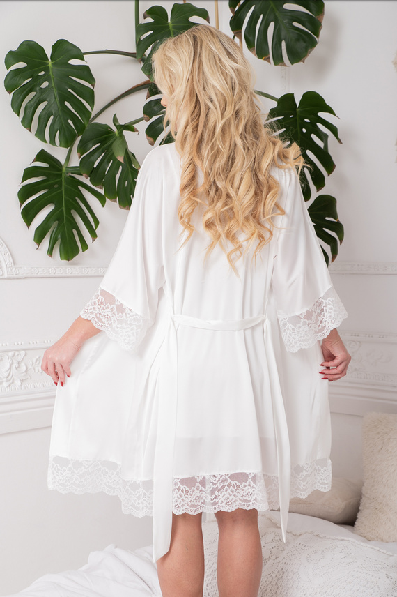 Sumi Damen Morgenmantel Kalimo - ecru