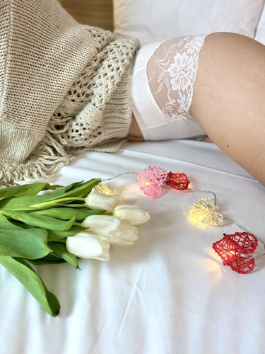 530 Iness Hochgeschlossener Slip De lafense - weiß