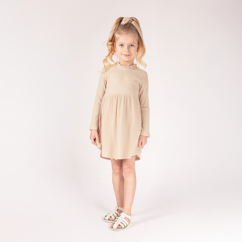 212167 Tola Nicol Langarmkleid - Beige
