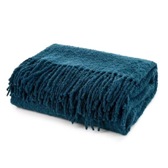 Bela Decke, Tagesdecke imitiert eine Flasche, Eurofirany, Marineblau