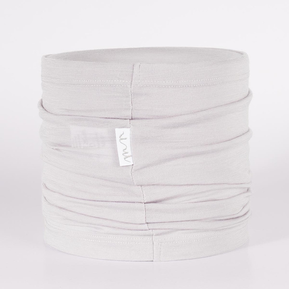 229115 Nicol Kinder-Schlauchschal 100% Merino Grau