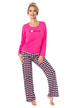 pyjama lang fuchsia
