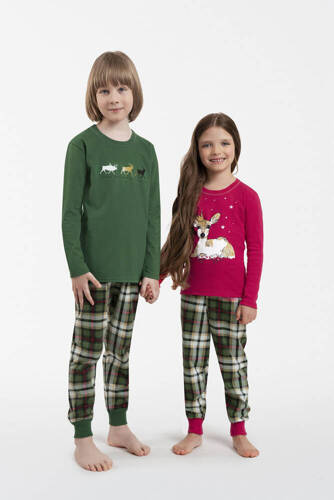 Seward Kinderschlafanzug Italian Fashion - grüner Druck
