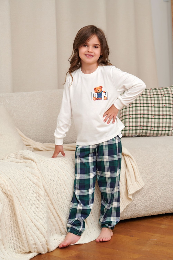 Kinder-Pyjama Doctor Nap 7515 Teddy 100% Baumwolle Lang