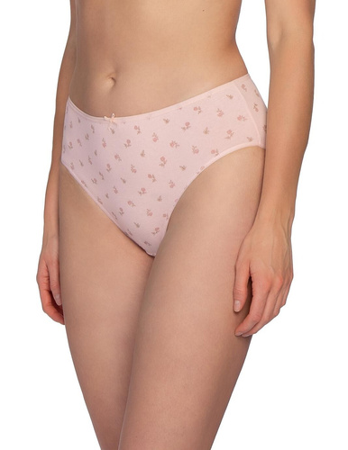 Figi L-122 BI-71 Lama Baumwoll Bikini-Slips 3er-Pack Blumiger Komfort
