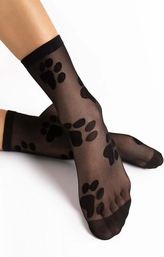 G 1192 Pawpaw Socken 20den Fiore schwarz
