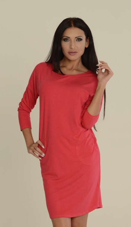 543 Paula Nachthemd 7/8 Ärmel - hell melange