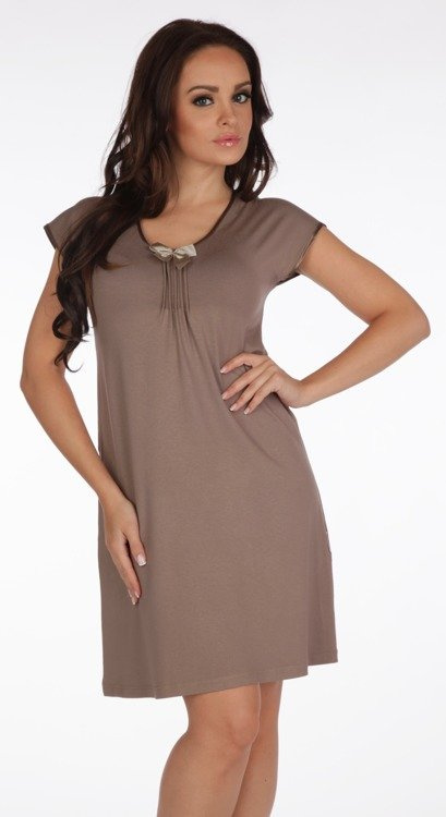 870 Visa De Lafense Nachthemd - Mokka