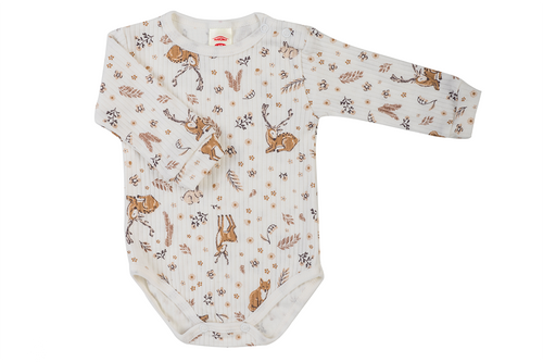 03253DR „Nature“ Makoma Baby-Body mit langen Ärmeln