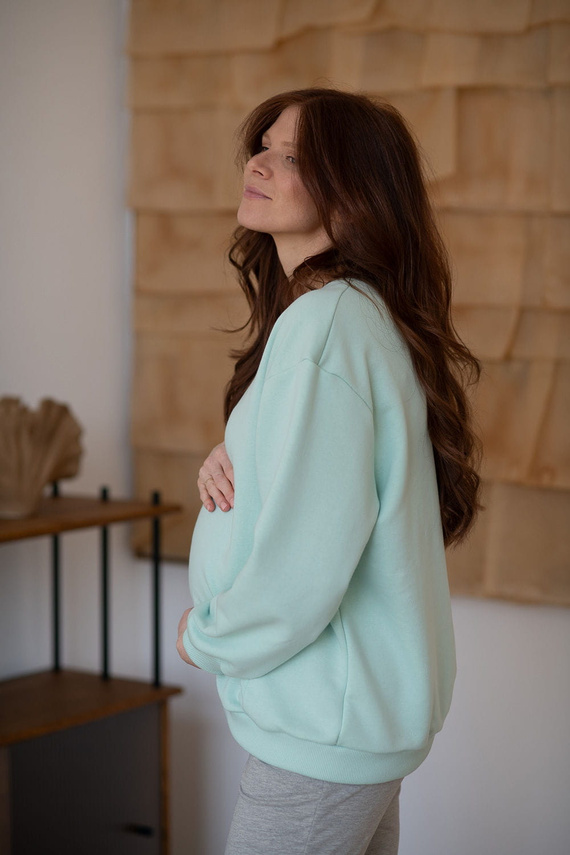 MilkItEasy! Milk&Love Still-Sweatshirt Mint