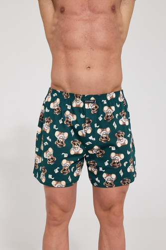 Cornette Classic Cash 001/201 Herrenboxershorts 100% Baumwolle Locker Grün