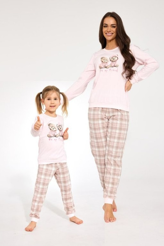 Mädchen-Pyjama Cornette 594/202 592/202 Be My Friend 100% Baumwolle Langarm