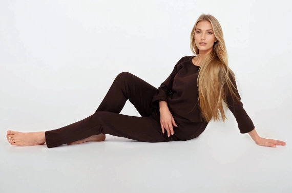 Bonjour Momenti Per Me Espresso-Damenpyjama