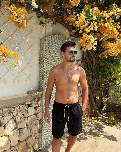 Leader Herren-Shorts Italian Fashion-schwarz