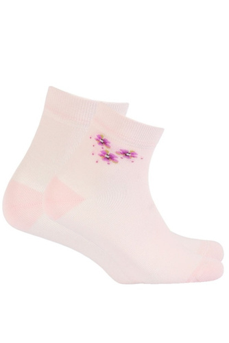 Socken 244.59N, G44.59N Cottoline Spring gemustert Gatta – Baumwollsocken 708/C05 rosa