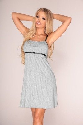 918 Dots Forex trägerloses Nachthemd - grau II