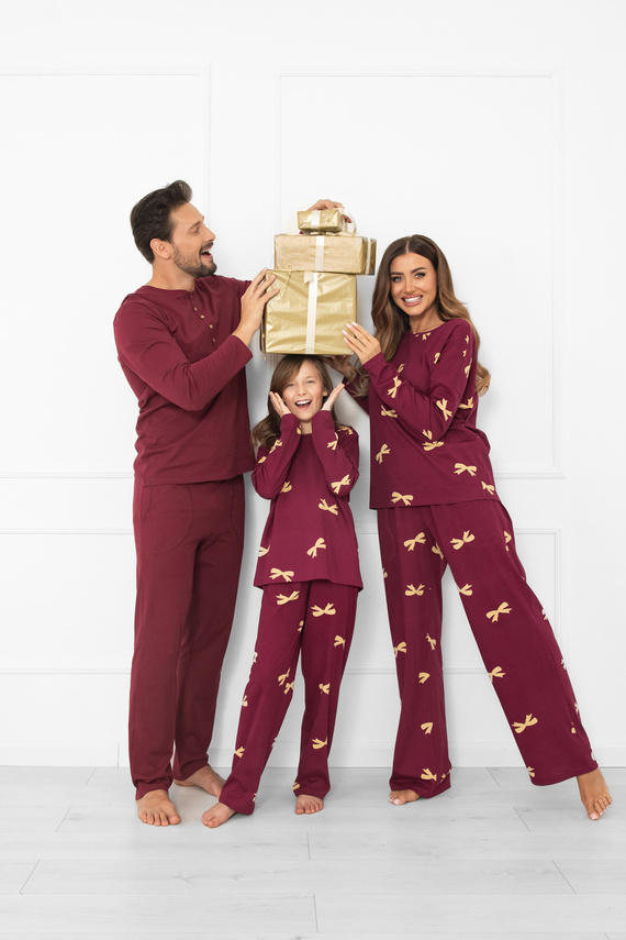 Kwadro Damenpyjama Italian Fashion - Baumwolle, langarm und Hose