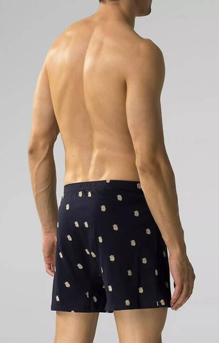 2MBH-003 Atlantic Herren-Boxershorts – Marineblau und Smaragd