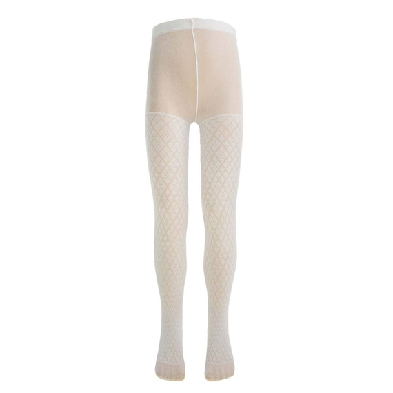 141803 W2 Nicol Jacquard-Strumpfhose – Creme