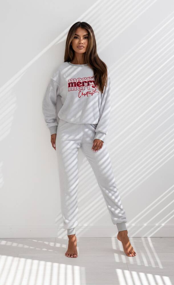 Graciana Soft Sensis Damen Schlafanzug - grau