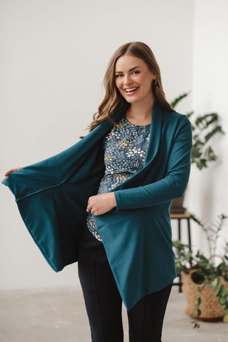 Mama Wrap Milk&Love Umstandsstrickjacke, Marineblau