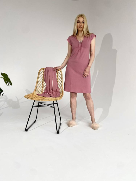 870 Visa Nachthemd De Lafense - rosa