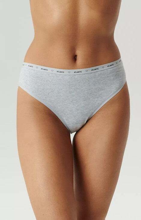 3CLP-010 High Sport Leg Damenhöschen Atlantic - weiß-grau-rosa