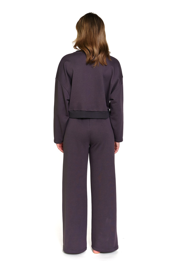 7360 Doctor Nap – Damen-Trainingsanzug aus Baumwolle mit weiten Hosen | Polnische Produktion – Rauch