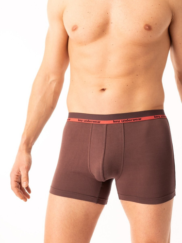 Herren-Boxershorts Key MXH 287 braun – Bambus, weich und luftig