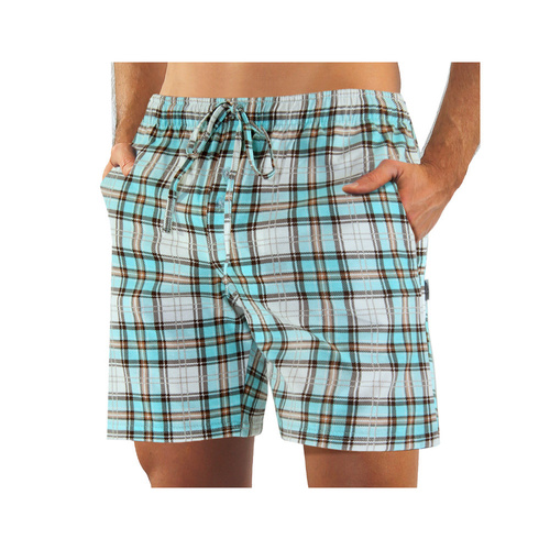 2576/17 Herren-Pyjama, kurze Ärmel, kurze Hose Sesto Senso türkis