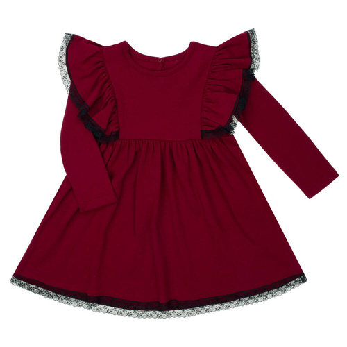 163178 Kleid für Mädchen „Magic of Christmas“ Nicol – Burgund