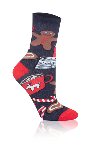 S162D Cookies Lange Socken Italienische Mode