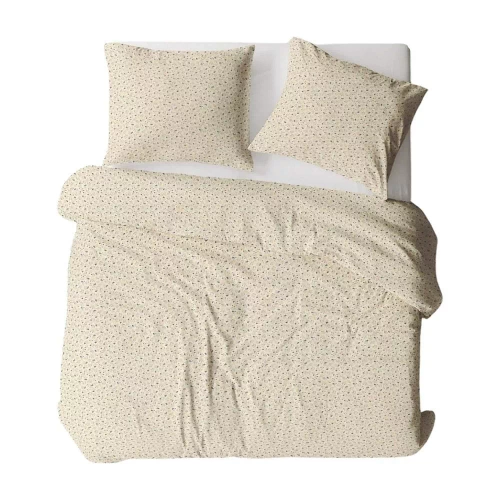 662N Bielawa KARO Rindeneinstreucreme | 100 % Baumwolle, Knöpfe, Gewicht 140 g/m²