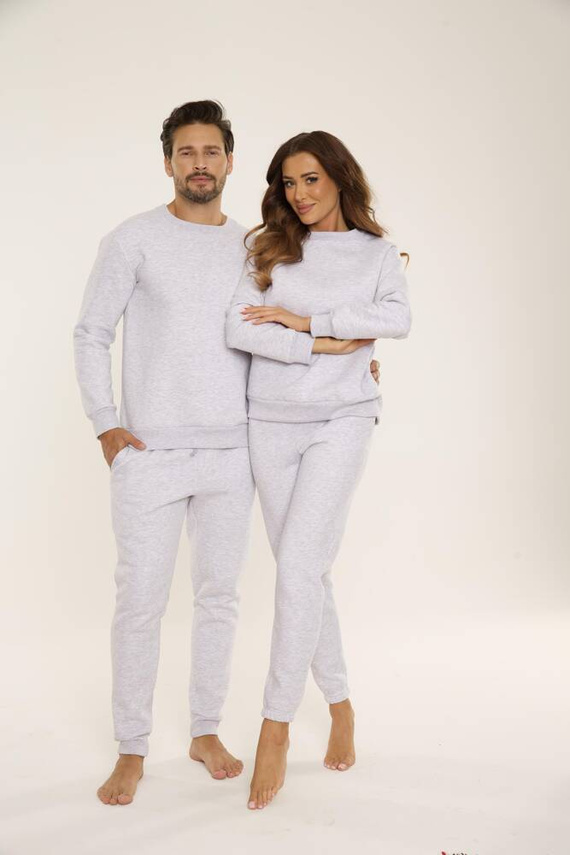 813 Indigo Herren-Trainingsanzug von De Lafense - leicht meliert