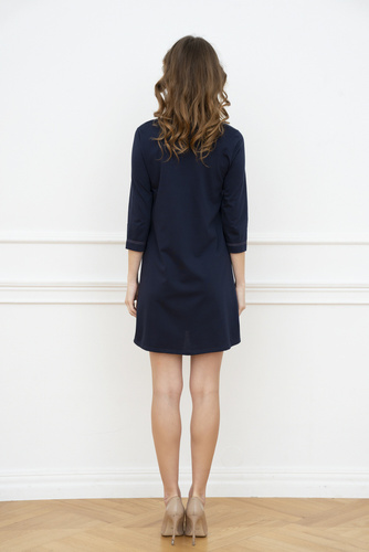 Balm Schwangerschaft und Stillen Shirt. 3/4 Ärmel Italia Fashion - navy blau