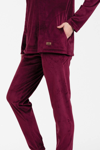 Akara Damenset Italienische Mode - burgunderrot