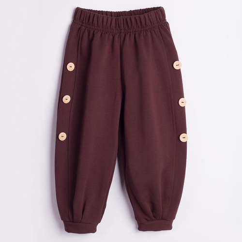 226277 Nicol HANIA Mädchen Aladinhose dunkelbraun Baumwolle