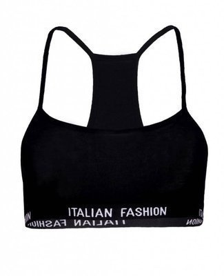 Nikola Mädchen-BH, schmaler Träger Italian Fashion- schwarz